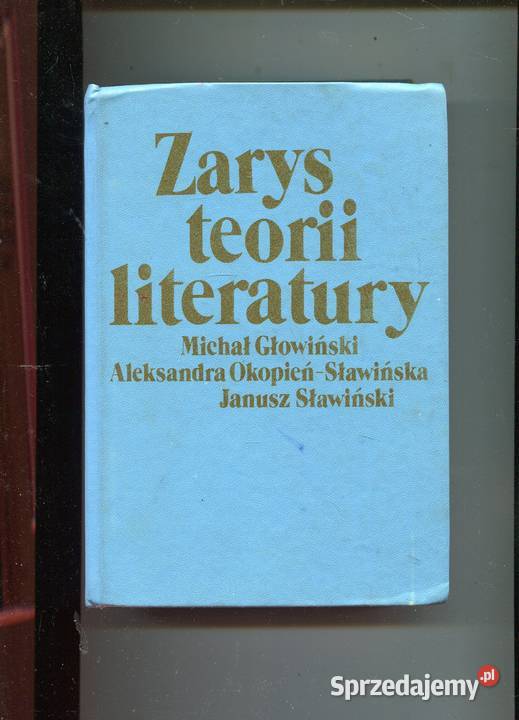 Zarys teorii literatury Głowiński twarda zachodniopomorskie Szczecin