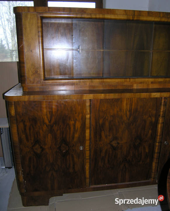 kredens w stylu Art Deco lata 60te vintageD 300 dolnośląskie Bartków