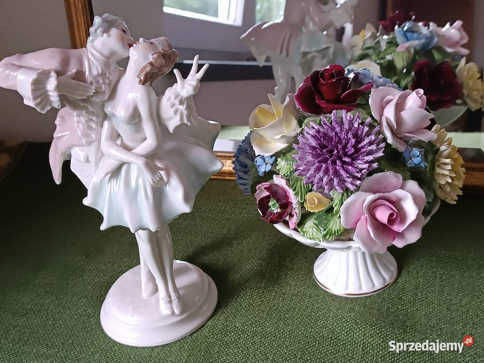 Figurka tańcząca para chutshenreuther Porcelana i szkło Gorlice