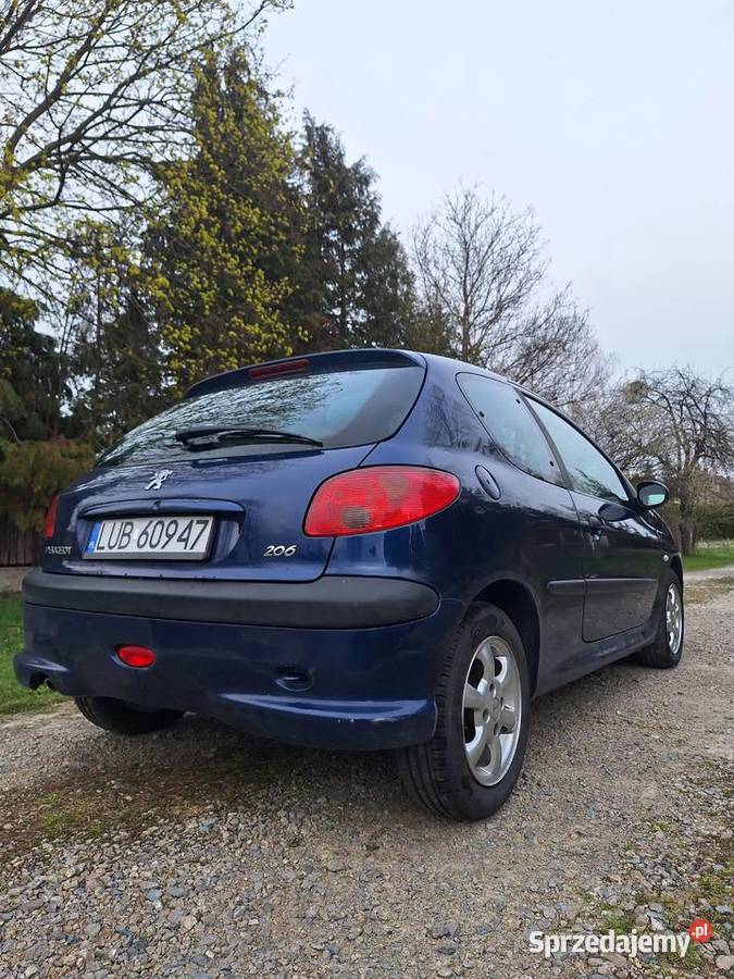 Peugeot 206 14 Benzyna 75 lubelskie Chełm sprzedam