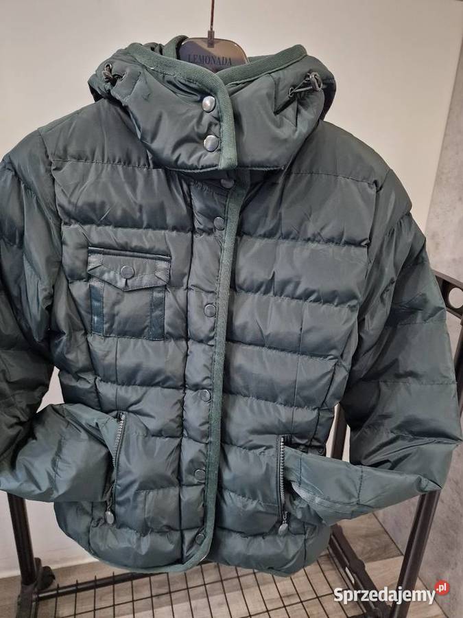 Kurtka Pikowana Xs S M Zieleń Butelkowa śląskie