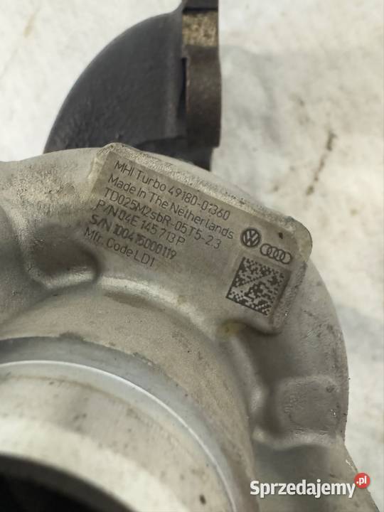 Turbosprężarka skoda Volkswagen 14 TFSI Jasienica