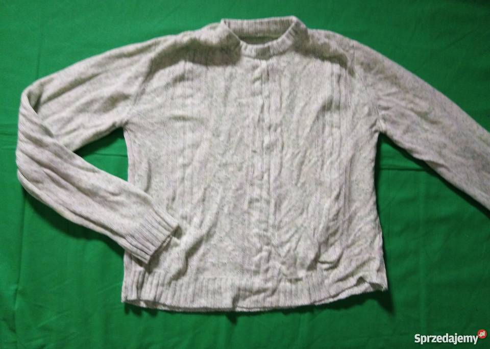 Wygodny lekki jasnozielony sweterek Warszawa sprzedam