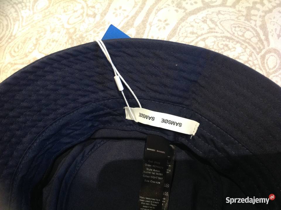 Kapelusz Granatowy SAMSOESAMSOE Unisex ONE SIZE Nowa Sól
