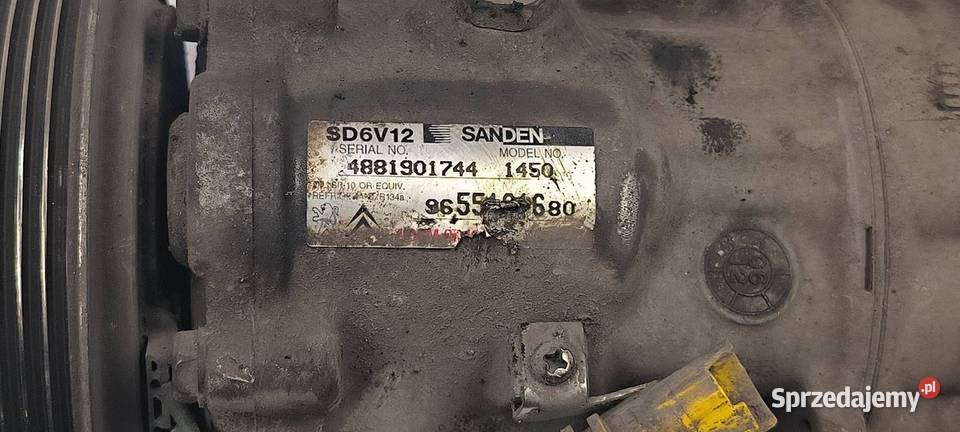 SPRĘŻARKA KLIMATYZACJI CITROEN C3 9655191680 Lipno