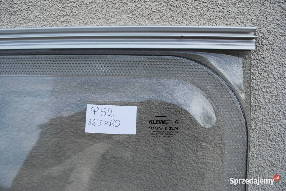 SZYBAOKNO DO PRZYCZEPY KEMPINGOWEJKAMPERA 125x60