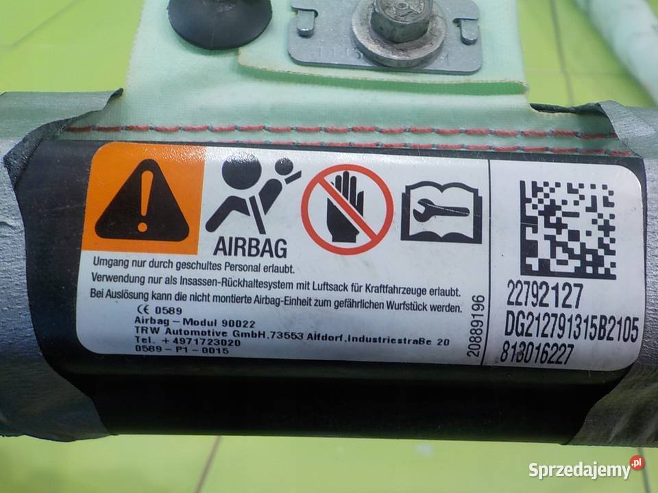 OPEL AMPERA 14 AUT 12r HB 5D kurtyna powietrzna osobowe Suków