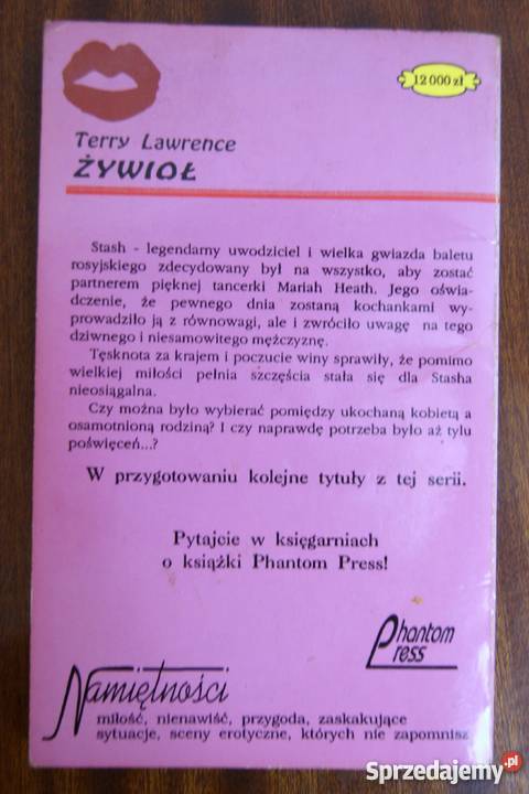 Terry Lawrence Żywioł Rok wydania 1991 Parczew