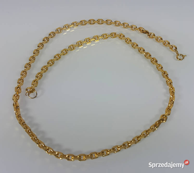 Nowy łańcuszek Jablonex 59 gruby pozłacany Łódź