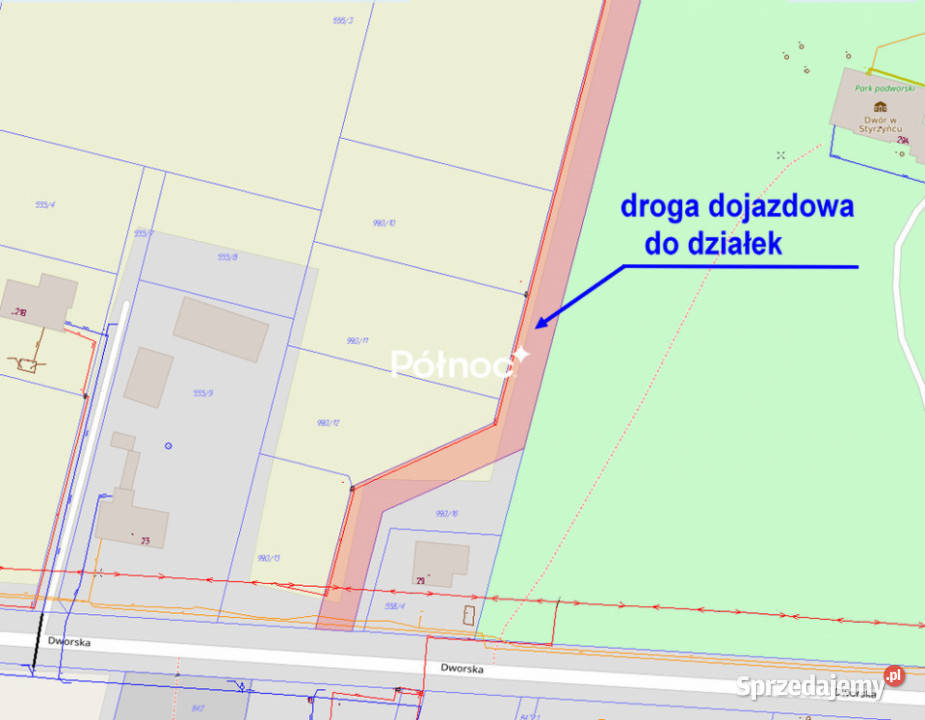 Działki budowlane Styrzyniec k Białej Podlaskiej