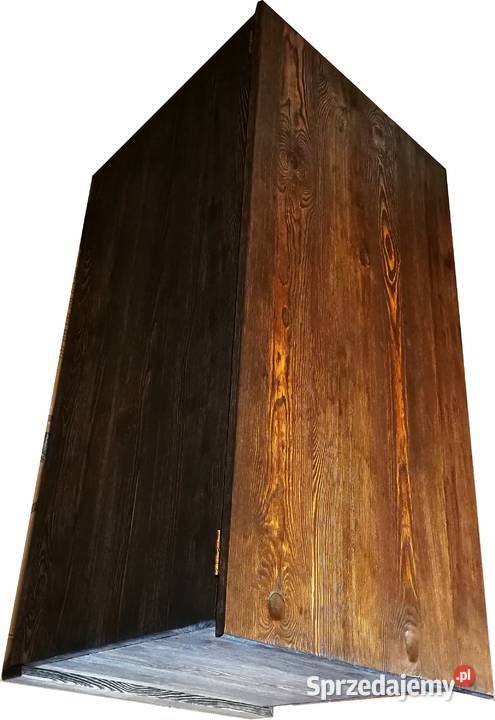 Rustykalna kolonialna skrzynia postarzana kufer 110cm Radków