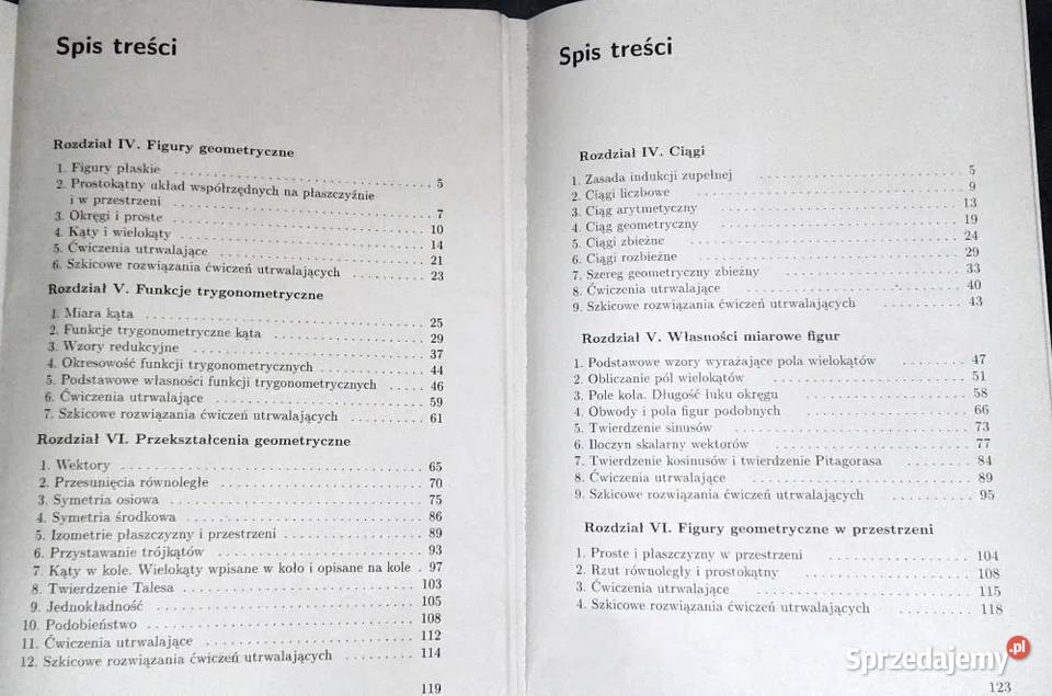 Matematyka ćwiczenia 1 i 2 K Cegiełka J Rok wydania 1993 Chełm