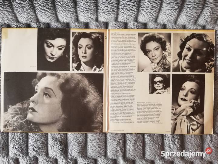 Zarah Leander 2 płytowy album Wronki