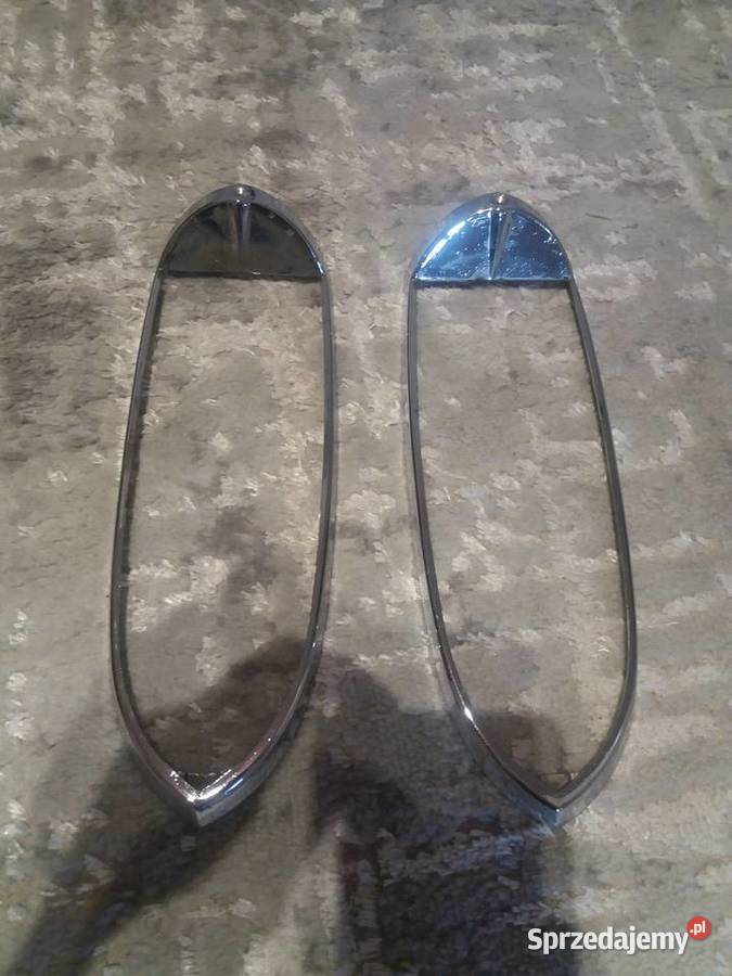 Chromowe obudowy lamp tył MGB Głogów