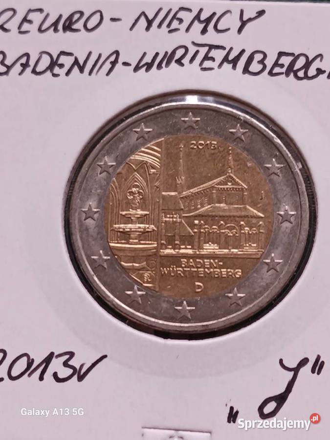 2 Euro Niemcy Badenia Wirtembergia 2013 rmen J wielkopolskie Konin