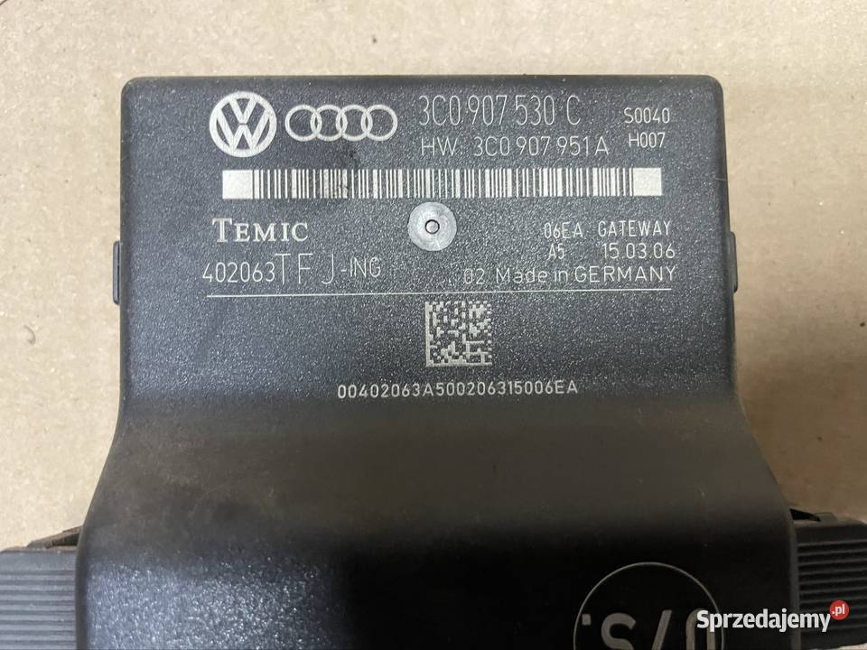 3C0907530 Moduł sterownik gateway vw passat b6 Szczecin