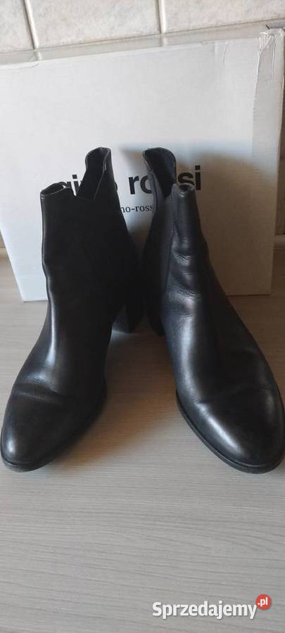 Buty damskie botki czarne Gino Rossi Lublin