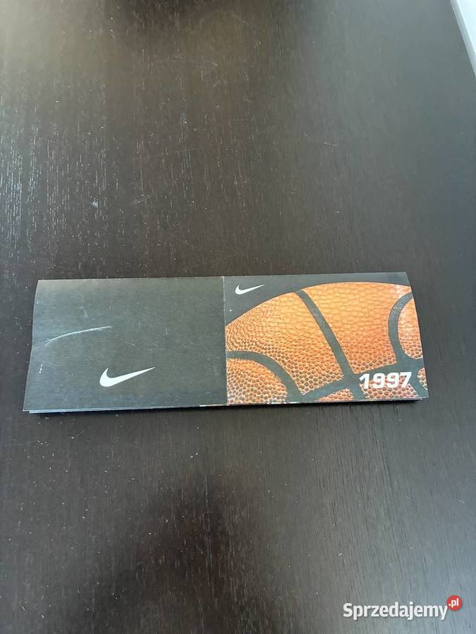 Plakat dwustronny Nike Just Do It 1997 S Pippen Dom i Ogród warmińsko-mazurskie Elbląg