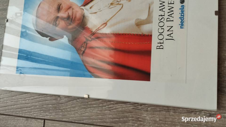 błogosławiony Jan Paweł II obraz w antyramie Poznań