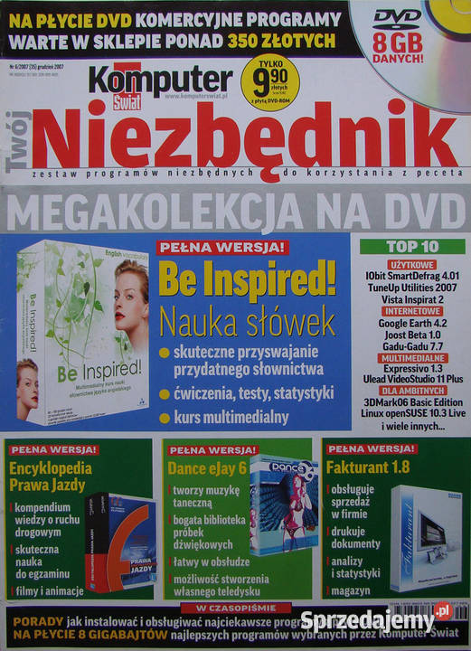 Komputer Świat Twój Niezbędnik Rocznik 2007 6 z Limanowa sprzedam
