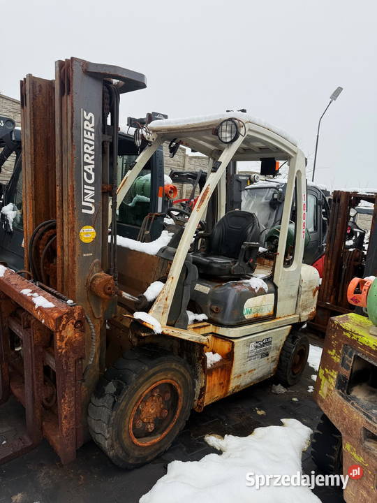 wózek widłowy NISSAN FG30 LPG Triplex przesuw Nissan łódzkie Działoszyn