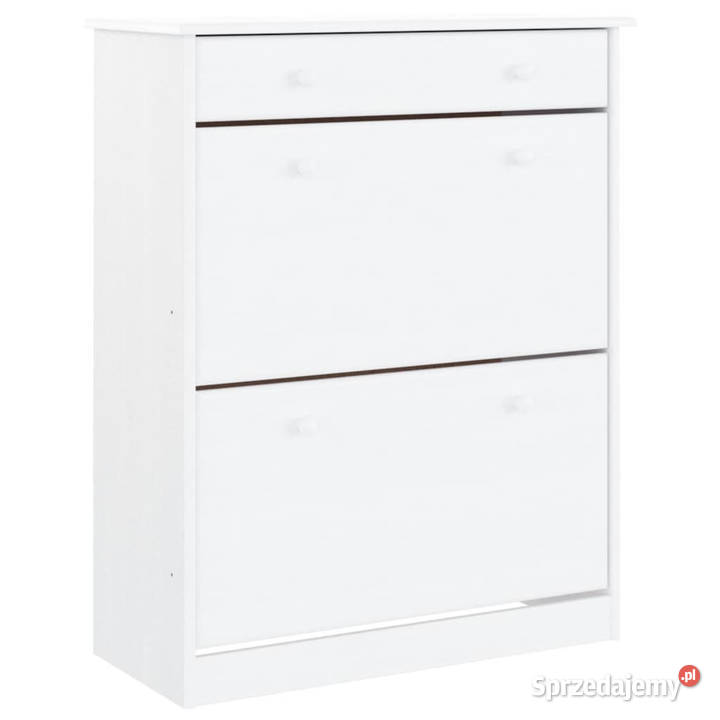 Szafka nocna ALTA biała 77x35x96 drewno sosnowe Warszawa