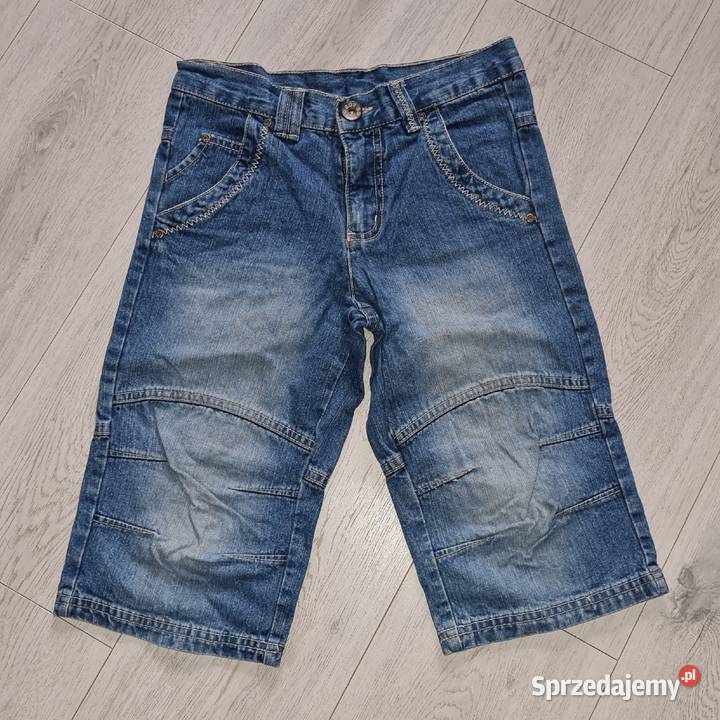 Spodenki szorty chłopiec jeans 140 Łódź