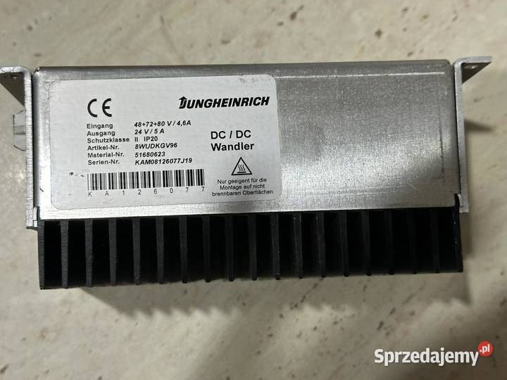 Przetwornica napięcia JUNGHEINRICH DCDC 80V24V śląskie