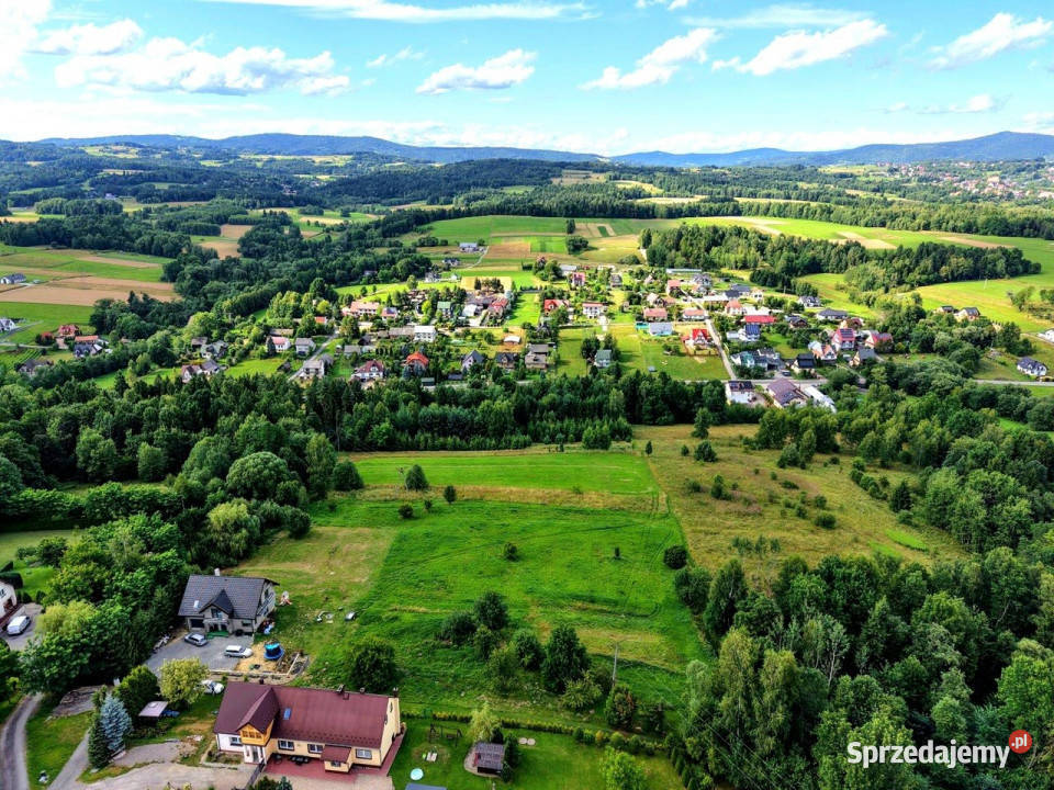 DZIAŁKA BUDOWLANA JORDANÓW 1900m2 Jordanów
