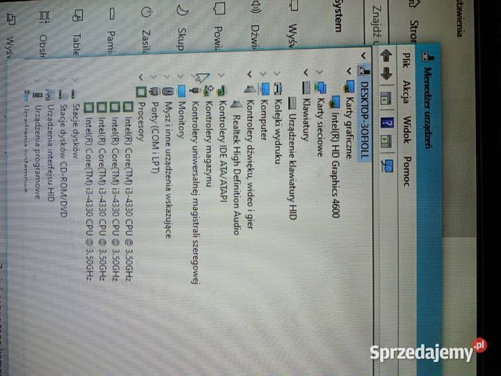 Komputer Hp ProDesk Klasy Core i3 Myślenice