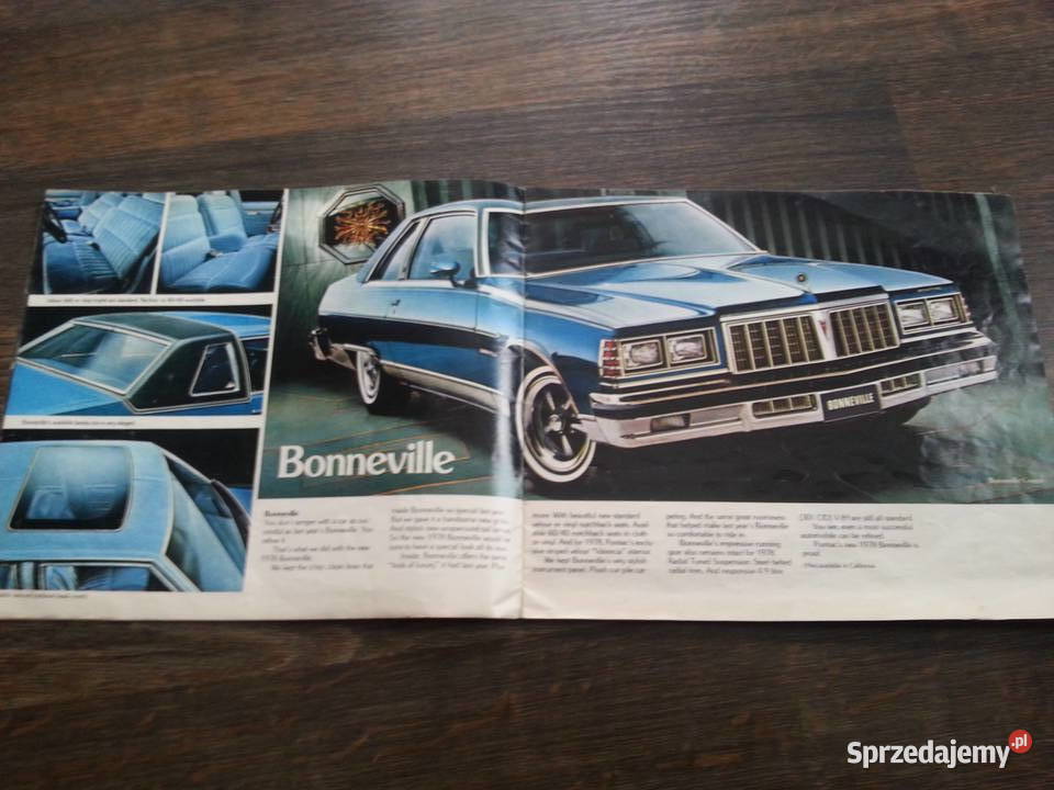 prospekt Pontiac 1978 Dywity