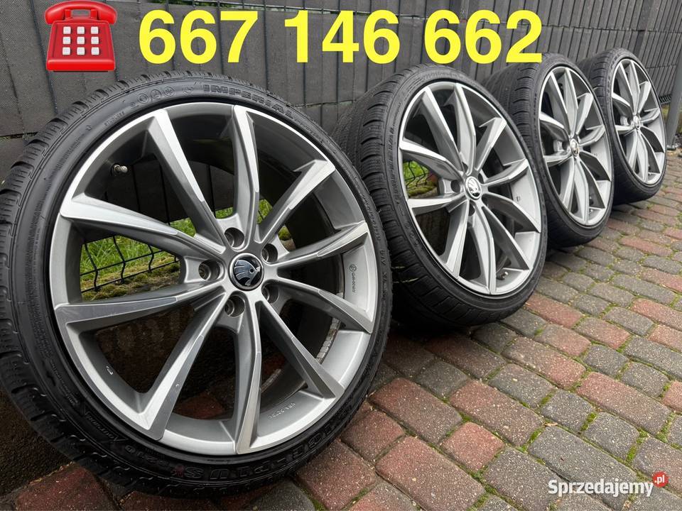 Zimowe 19 felgi koła do Skoda Octavia VW Golf Lubasz sprzedam
