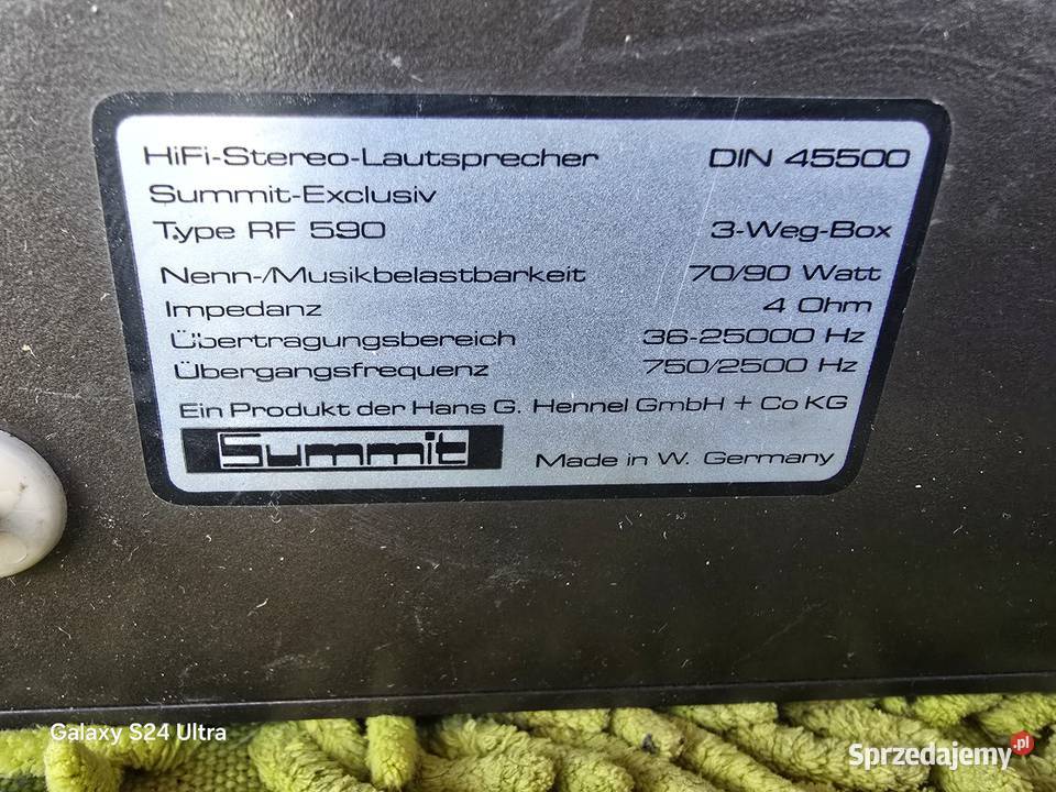 kolumny summitexclusiv rf590 7090w 4ohm vintage