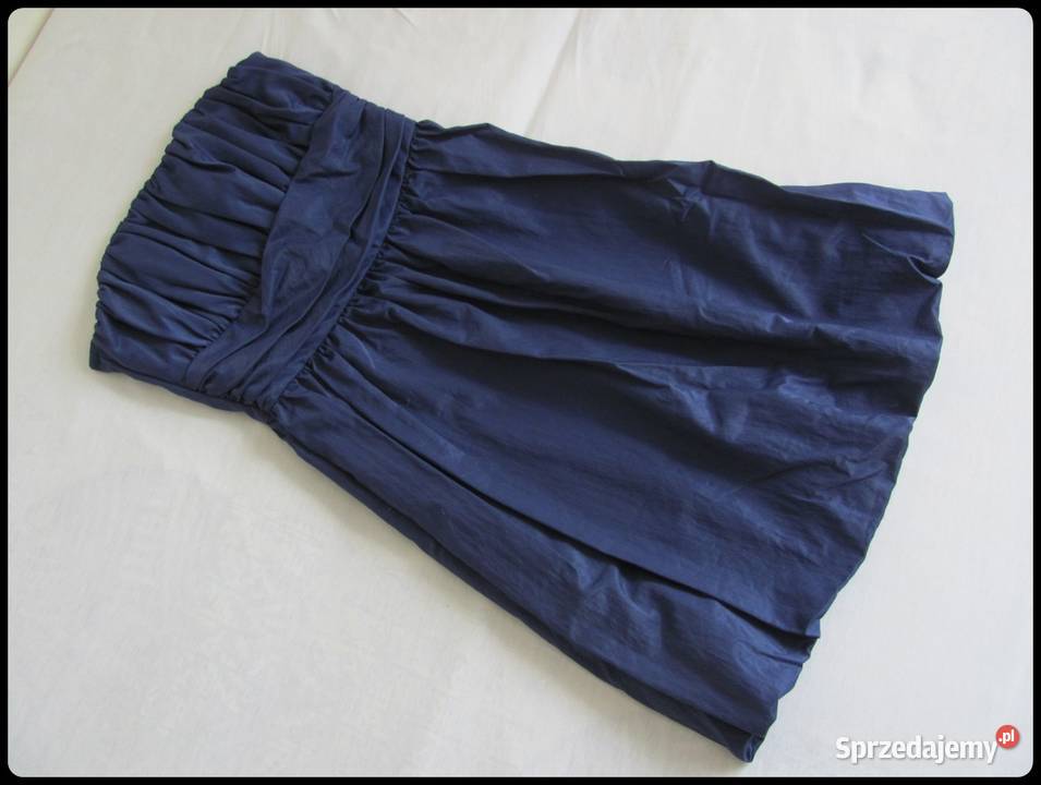 Sukienka gorsetowa SALSA bez ramiączek granatowa Płock