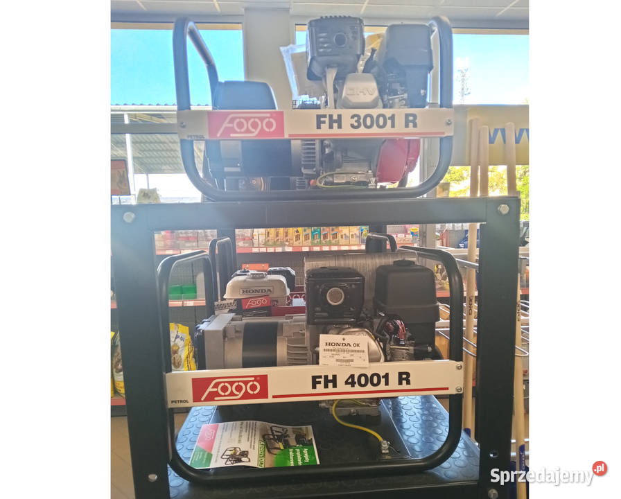 Agregat Fogo FH3001R Silnik Honda stabilizacja świętokrzyskie Włoszczowa
