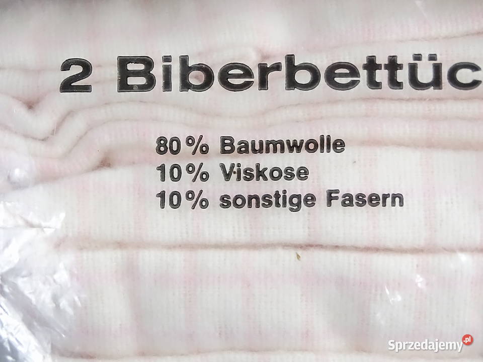 Kultowe Prześcieradła Biber Vintage z RFN Nowe lubelskie sprzedam