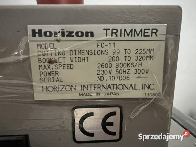 Krajarka Polar 76 Linia Horizon Simpack SL 55 mazowieckie Pruszków