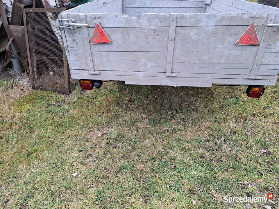 Przyczepka jedno osiowa solidna konstrukcja Opole