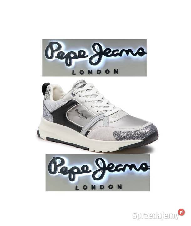 Pepe Jeans london sneakersy sportowe metaliczne Kielce