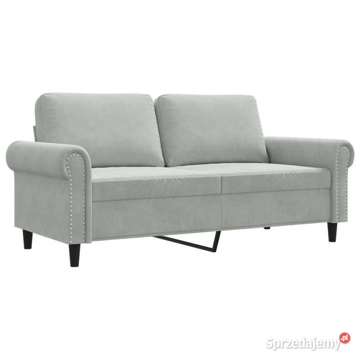 Sofa 2osobowa jasnoszara 140 tapicerowana Warszawa