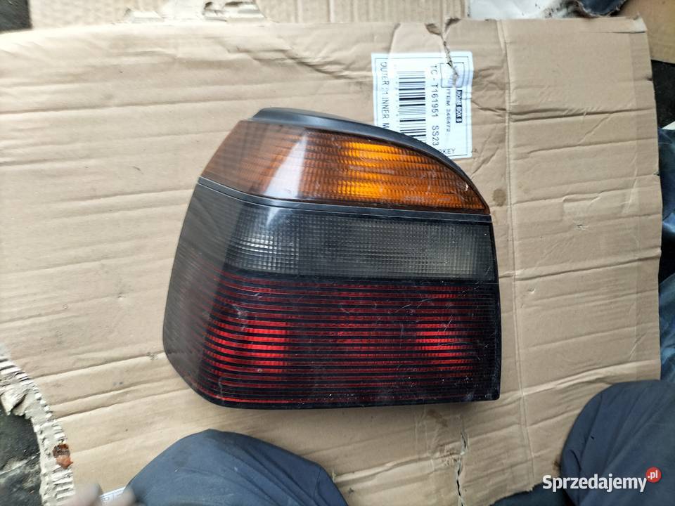 LAMPA TYŁ TYLNA LEWA CZARNA PALONA GOLF 3 Oświetlenie Kamień-Kolonia