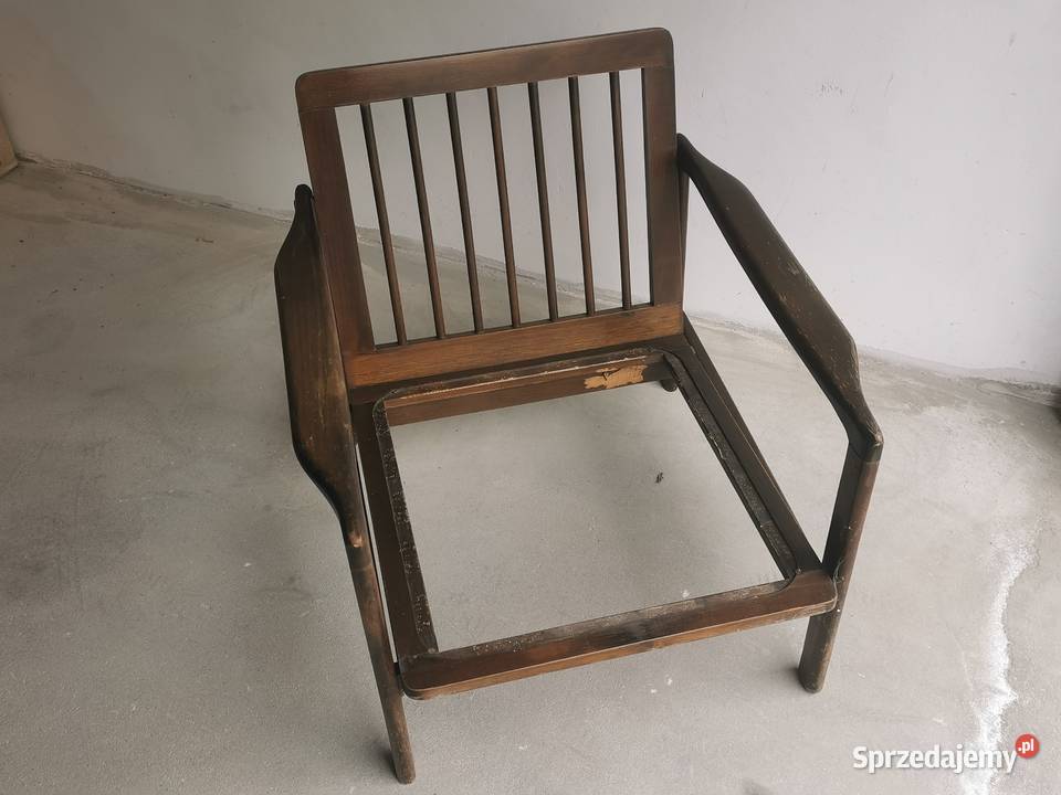 Mebel PRL Fotel B 7522 Zenon Bączyk Wągrowiec