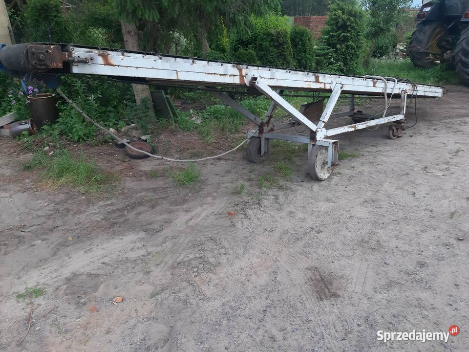 Taśmociąg taśmowy przenośnik podajnik 610 m nieuszkodzony Kłodawa