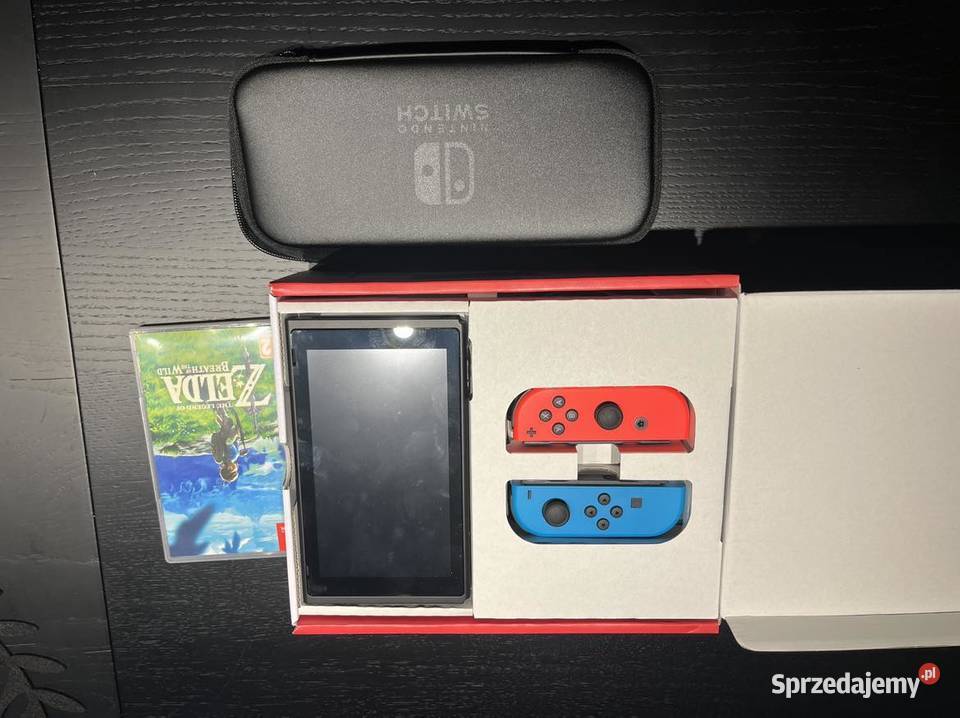 Nintendo Switch etui folia ochronnagra Zelda Konsole i automaty Białystok