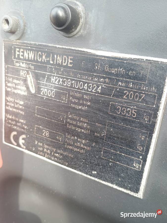 Wózek widłowy Linde H20 Pabianice