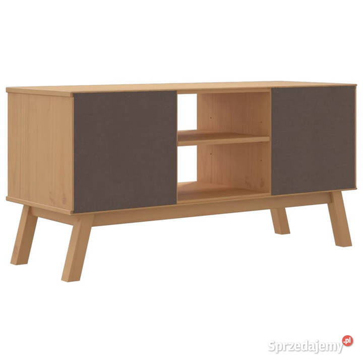 Szafka RTV OLDEN szarobrązowa 114x43x57 drewno Warszawa