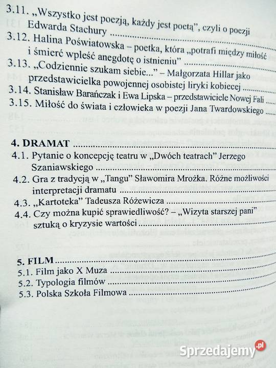 Język polski a do zet literatura outlet używane Warszawa