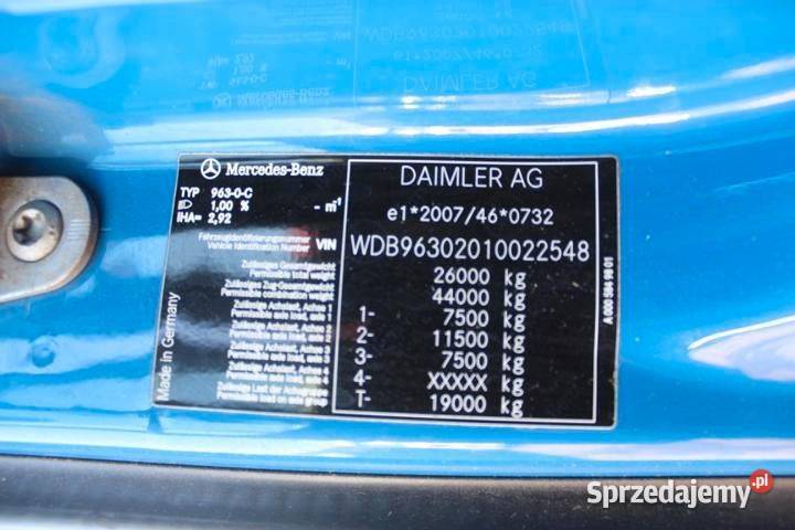 Mercedes 2551 hakowiec 6x2 Eur 6 Warszawa sprzedam