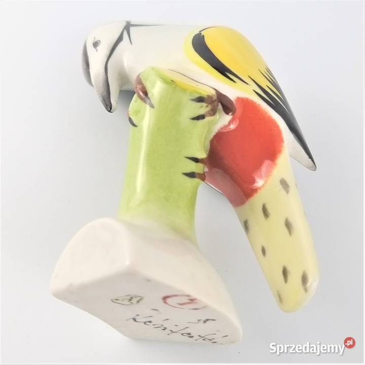 dzięcioł ala Picasso sygnowany Drasche Węgry Warszawa