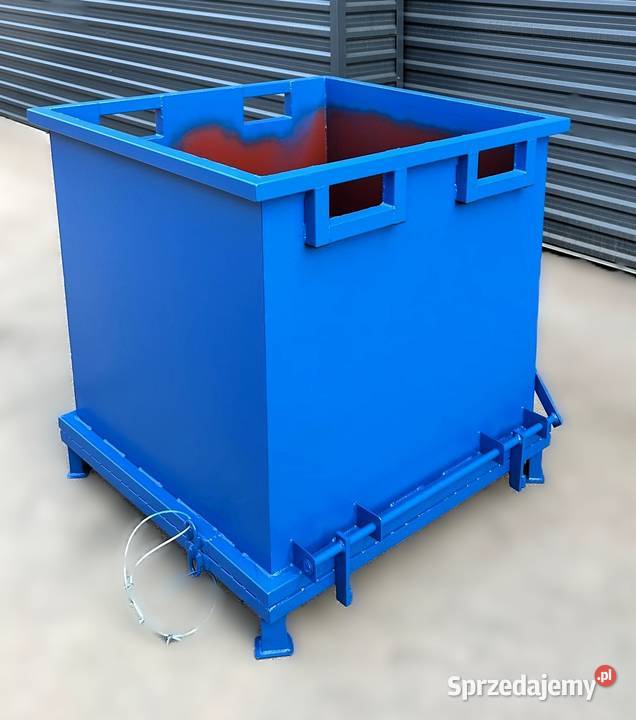 Kontener z otwieranym dnem samowyładowczy 1m3 na Niedrzew Pierwszy